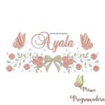 Matriz de Bordado nome Ayala