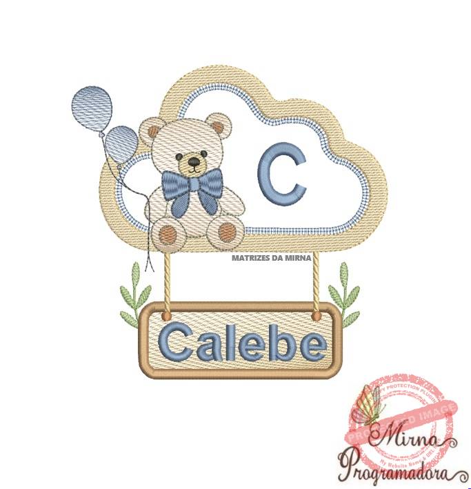 matriz de bordado calebe matriz de bordado calebe - Imagem 1