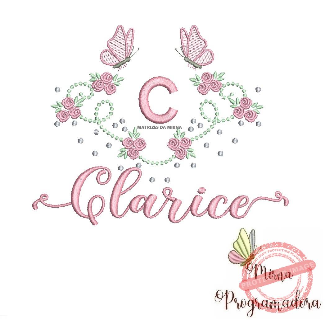matriz de bordado clarice matriz de bordado clarice - Imagem 1