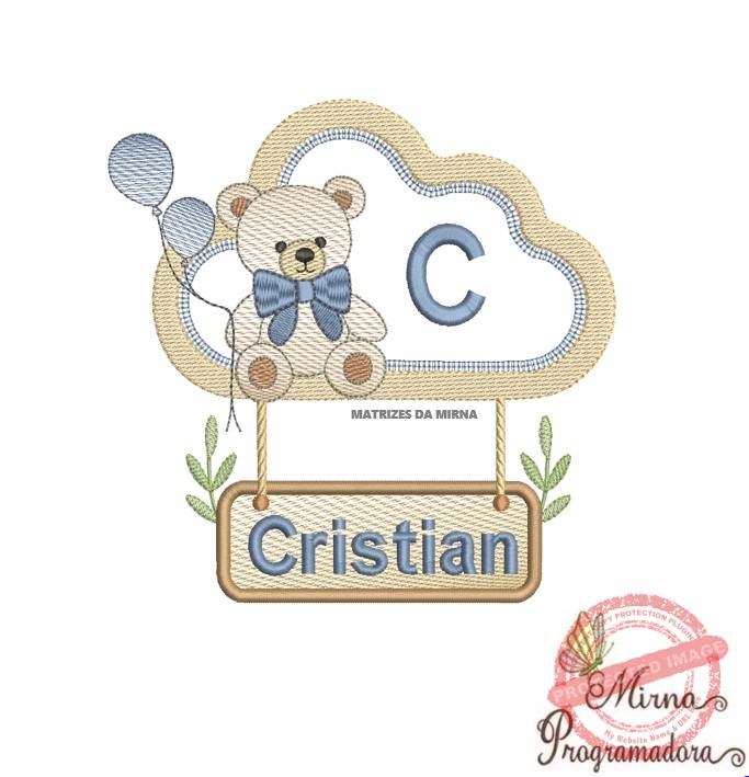 matriz de bordado cristian matriz de bordado cristian - Imagem 1