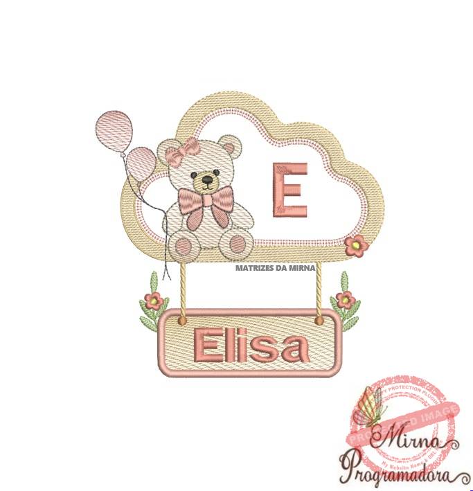 matriz de bordado elisa matriz de bordado elisa - Imagem 1