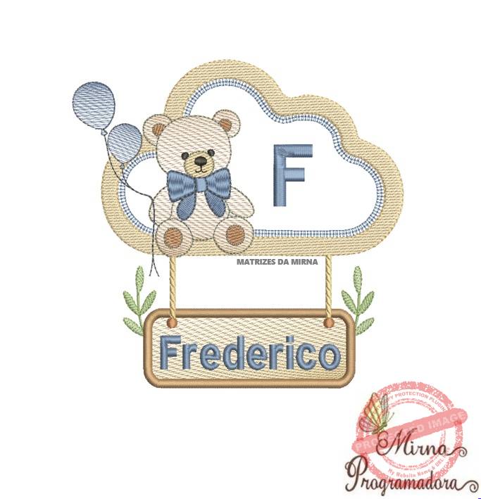 matriz de bordado frederico matriz de bordado frederico - Imagem 1