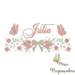 Matriz de Bordado nome Júlia