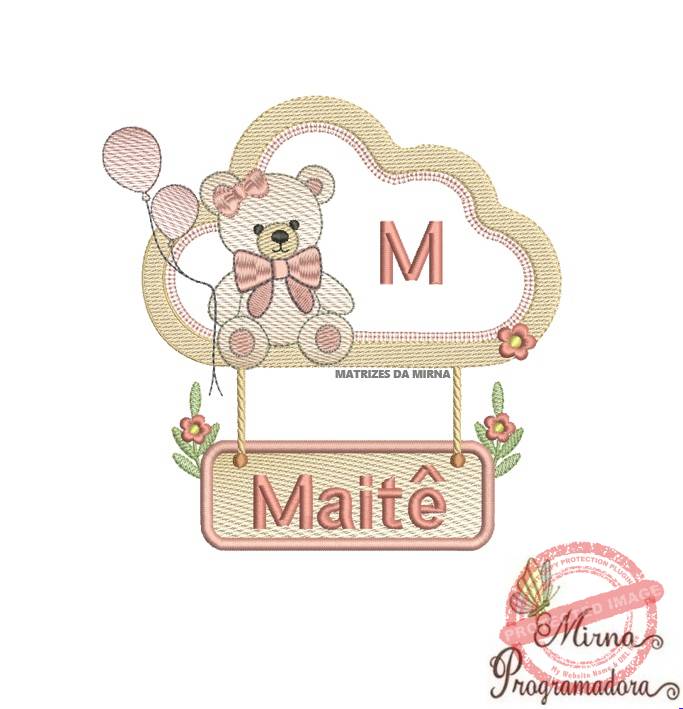 matriz de bordado maite matriz de bordado maite - Imagem 1