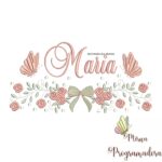 Matriz de Bordado nome Maria