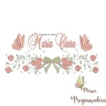 Matriz de Bordado nome Maria Clara