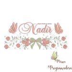 Matriz de Bordado nome Nadir