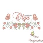 Matriz de Bordado nome Olga