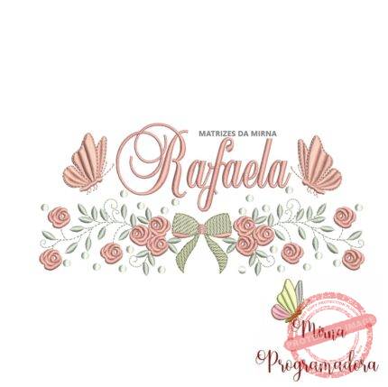 Matriz de Bordado nome Rafaela