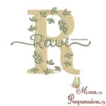 Matriz de Bordado Nome Ravi