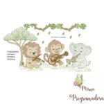 matriz-de-bordado-safari-leao-macaquinho