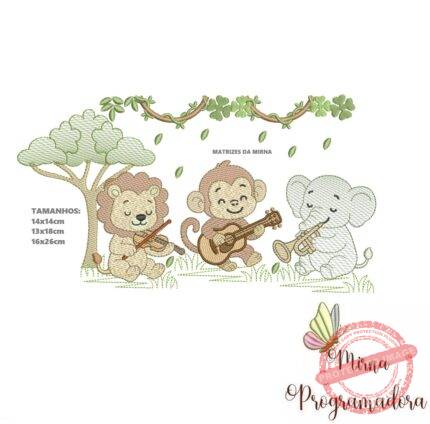 matriz-de-bordado-safari-leao-macaquinho