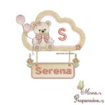 matriz de bordado serena