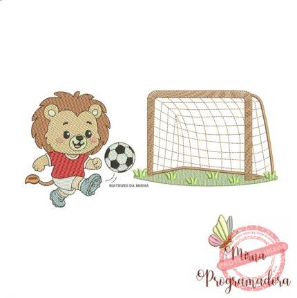 matriz-de-bordado-leaozinho-jogador-com-gol