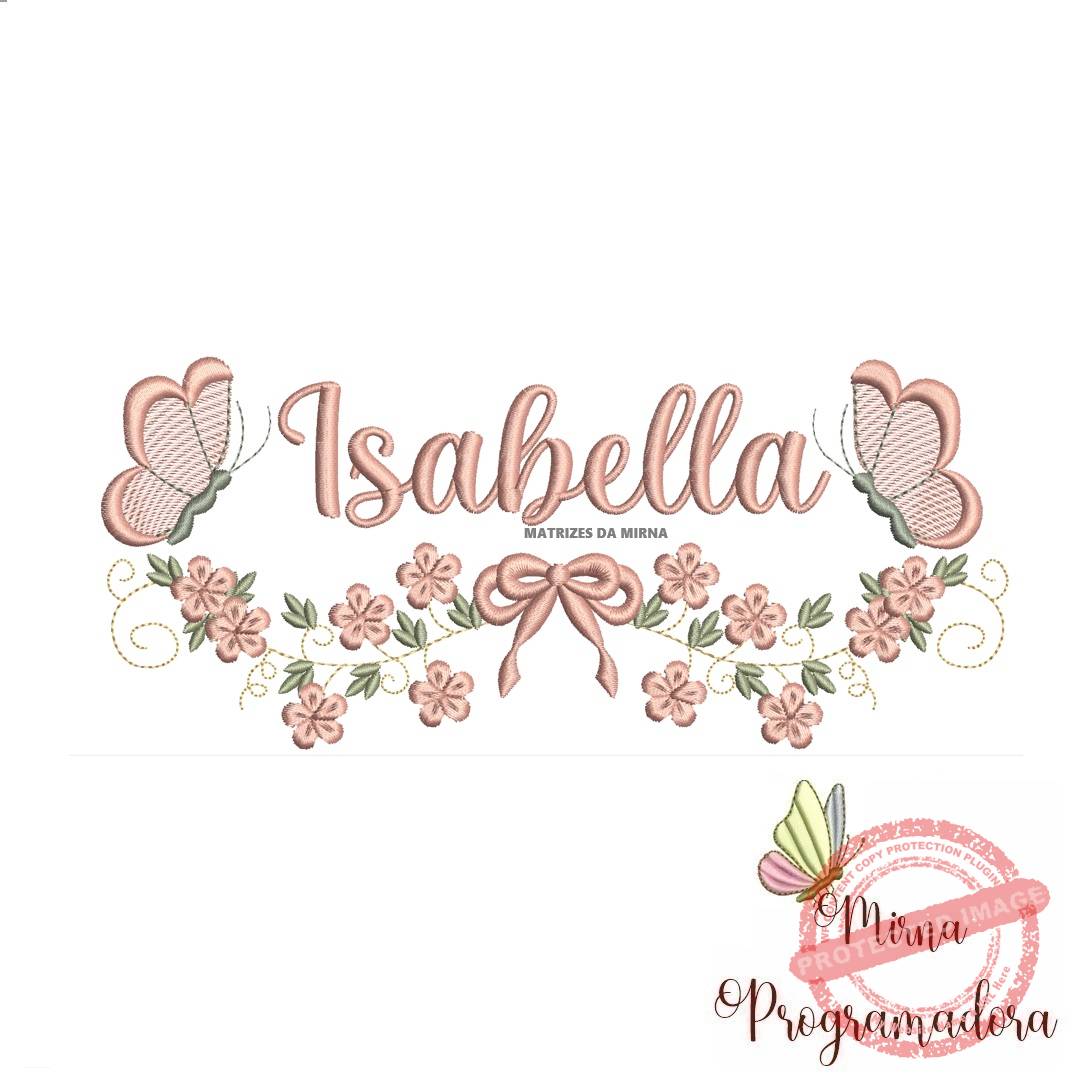 Matriz de Bordado Isabella