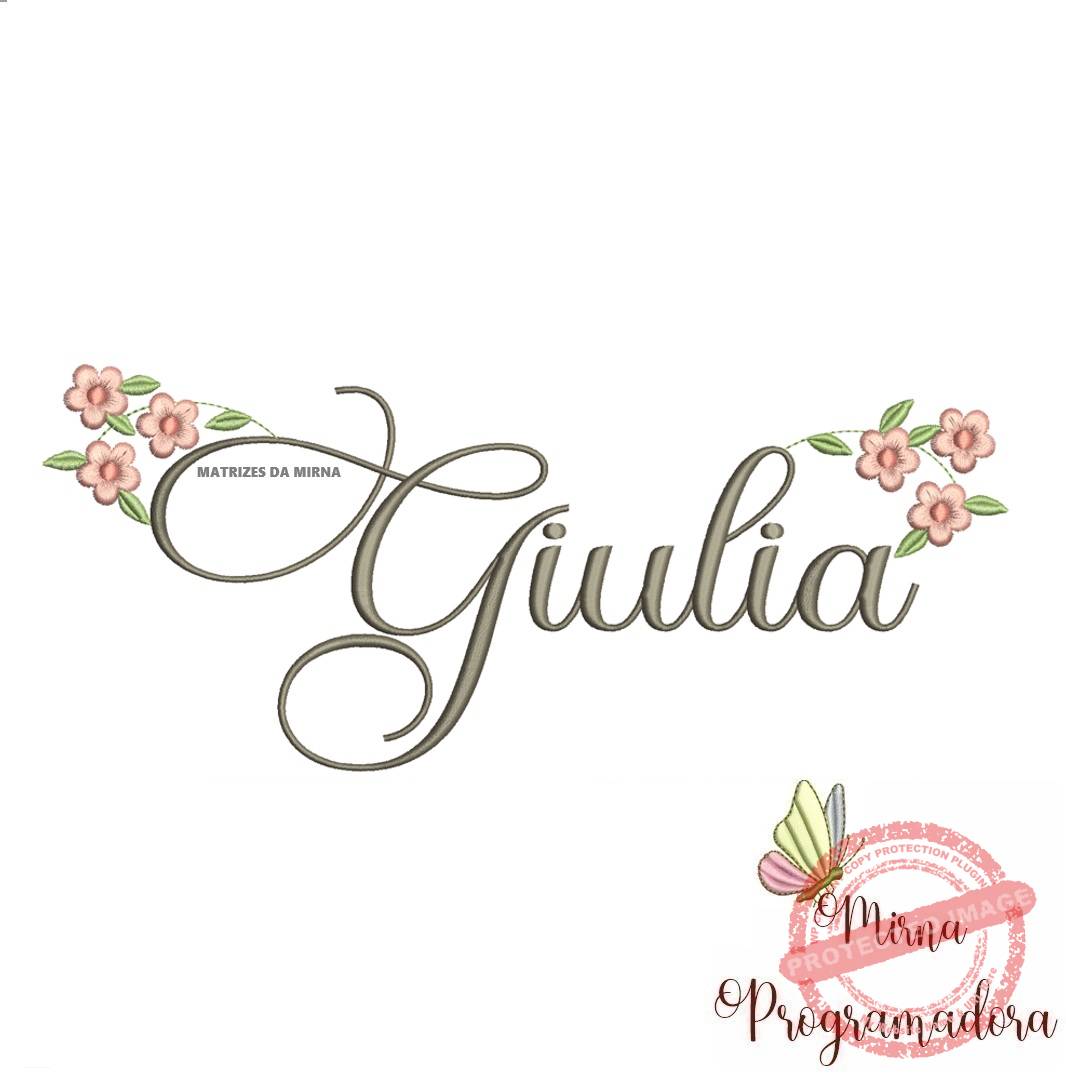 Matriz de Bordado Giulia