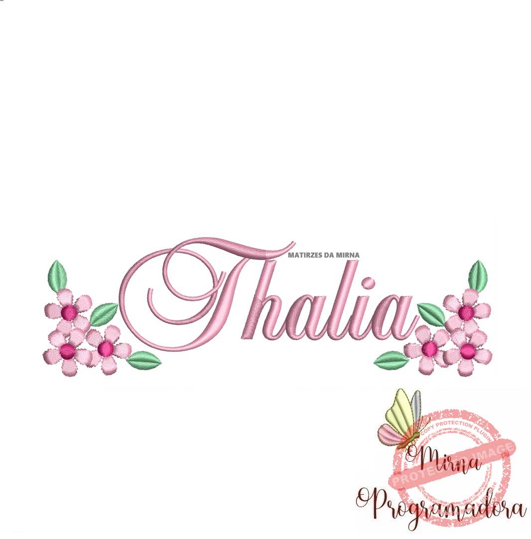 Matriz de Bordado Thalia