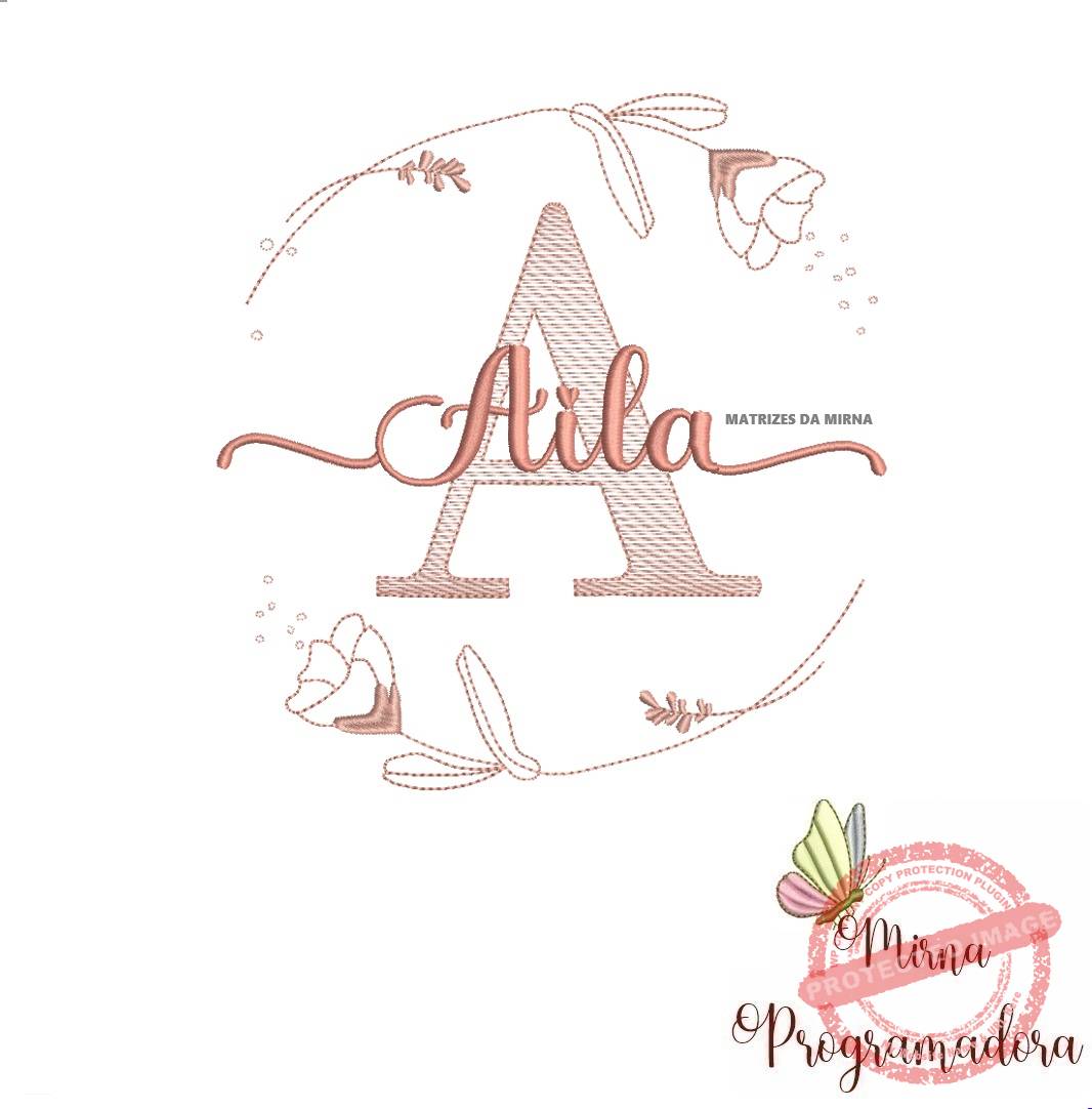 matriz de bordado aila-mirna matriz de bordado Aila - Imagem 1