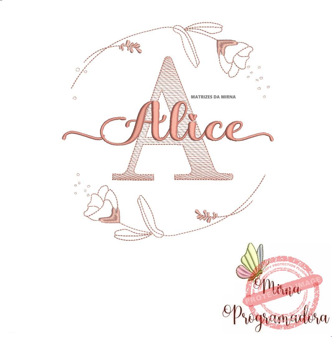 matriz de bordado alice-mirna matriz de bordado Alice - Imagem 1