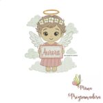 matriz de bordado Anjinha Aurora