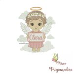 matriz de bordado Anjinha Clara