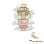 matriz de bordado Anjinha Maria