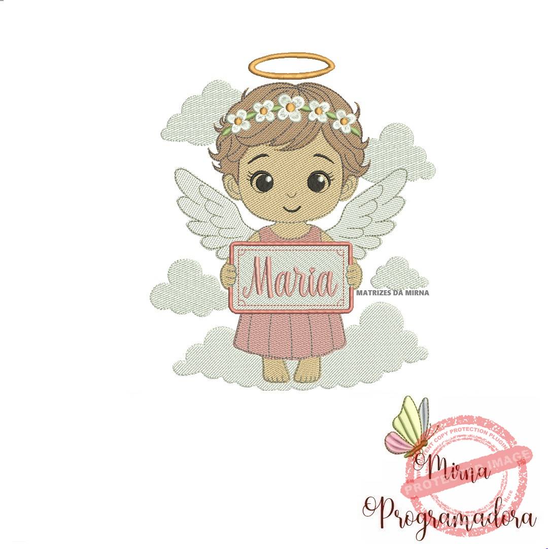 matriz de bordado anjinha maria matriz de bordado Anjinha Maria - Imagem 1