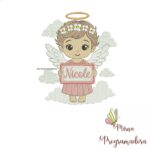 matriz de bordado Anjinha Nicole
