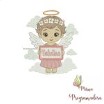 matriz de bordado Anjinha Valentina