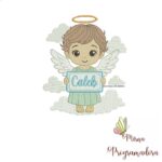 matriz de bordado Anjinho Caleb