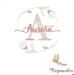 matriz de bordado aurora