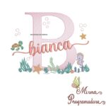Matriz de Bordado Fundo do Mar Bianca