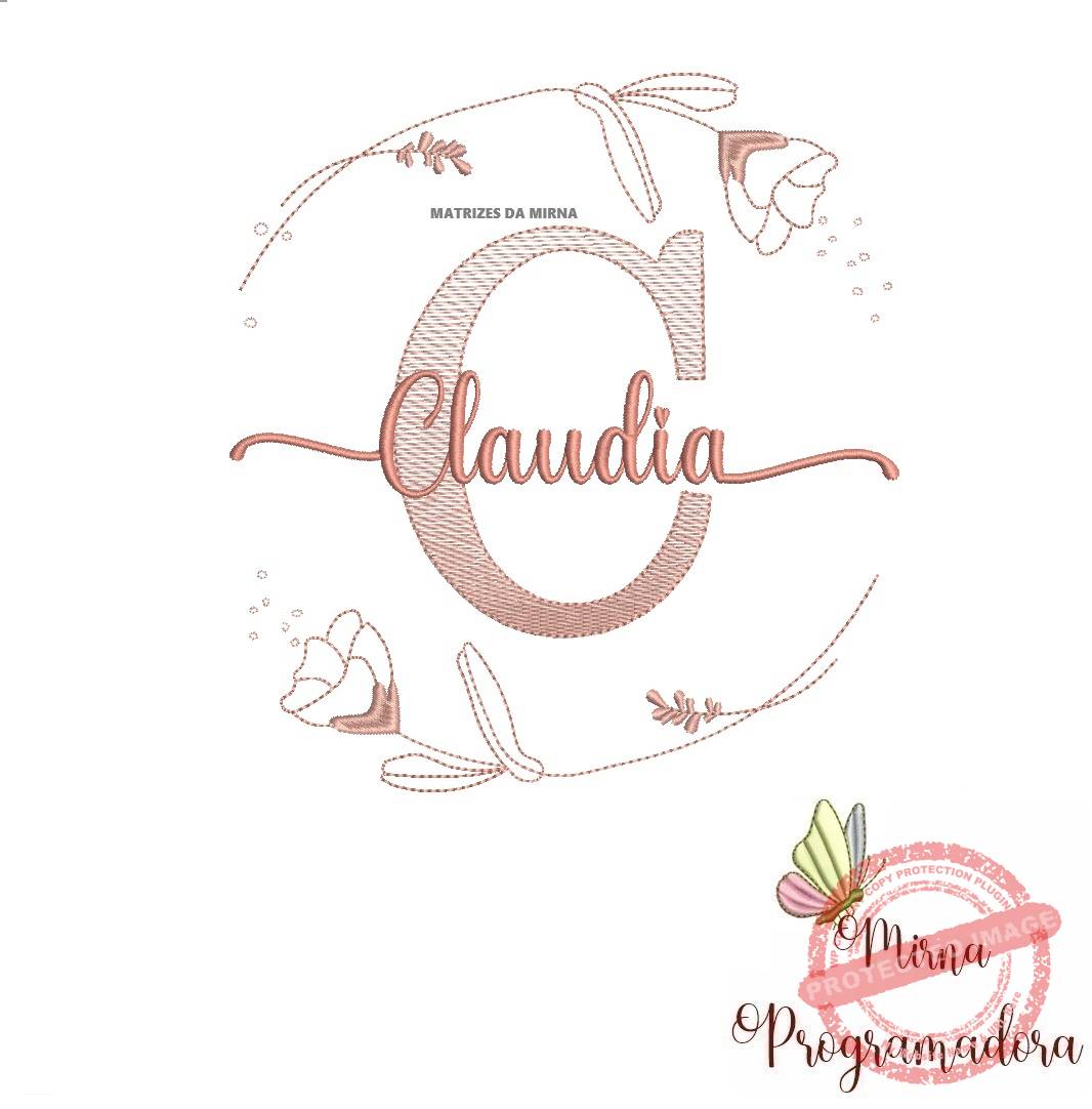 matriz de bordado claudia-mirna matriz de bordado claudia - Imagem 1