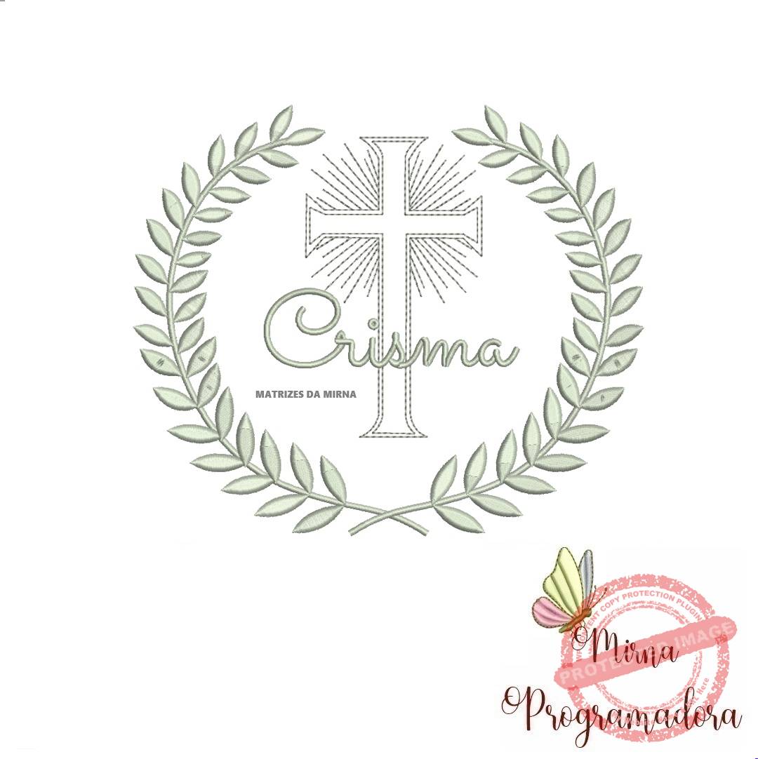 matriz de bordado crisma matriz de bordado Crisma - Imagem 1