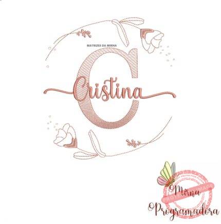 matriz de bordado cristina