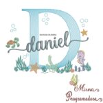 Matriz de Bordado Fundo do Mar Daniel