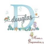 Matriz de Bordado Fundo do Mar Douglas