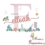 Matriz de Bordado Fundo do Mar Elloah
