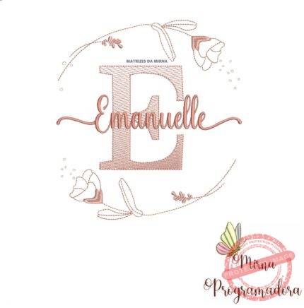 matriz de bordado emanuelle