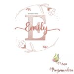 matriz de bordado emily
