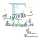 Matriz de Bordado Fundo do Mar Estevão