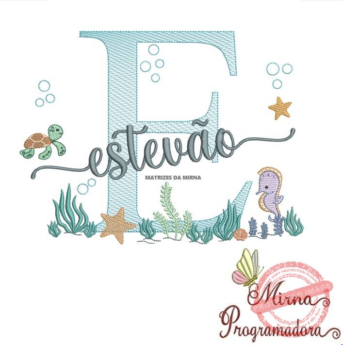 matriz de bordado estevao fundo do mar Matriz de Bordado Fundo do Mar Estevão - Imagem 1