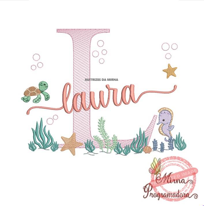 matriz de bordado-fundo do mar-laura Matriz de Bordado Fundo do Mar Laura - Imagem 1