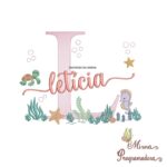 Matriz de Bordado Fundo do Mar Leticia