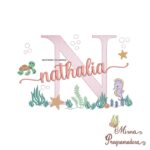 Matriz de Bordado Fundo do Mar Nathalia