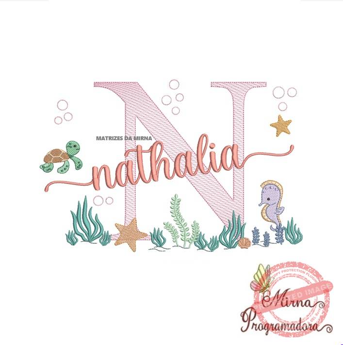 matriz de bordado-fundo do mar-nathalia Matriz de Bordado Fundo do Mar Nathalia - Imagem 1
