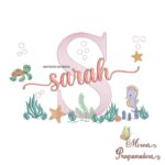 Matriz de Bordado Fundo do Mar Sarah