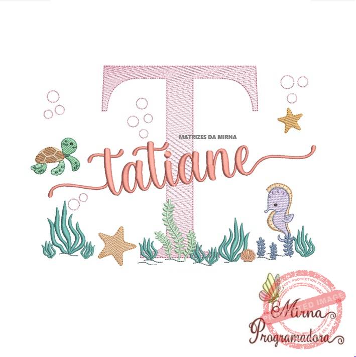 matriz de bordado-fundo do mar-tatiane Matriz de Bordado Fundo do Mar Tatiane - Imagem 1