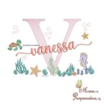 Matriz de Bordado Fundo do Mar Vanessa