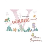 Matriz de Bordado Fundo do Mar Viviane